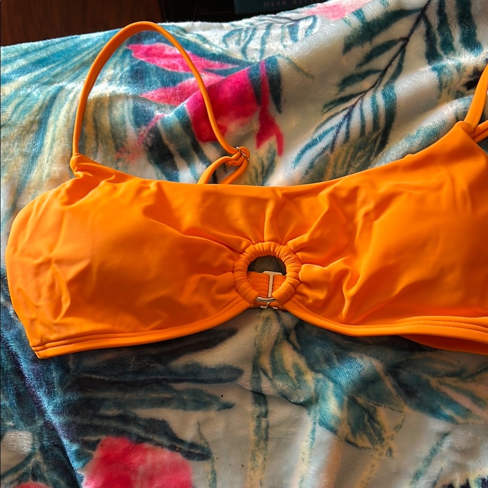 Orange Bikini Top and bottom